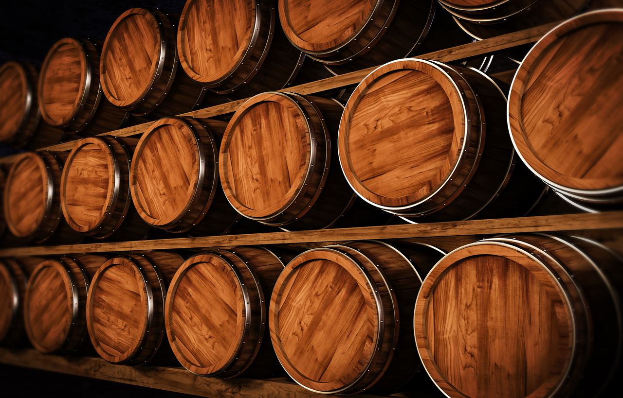 botti di vino pregiato argon